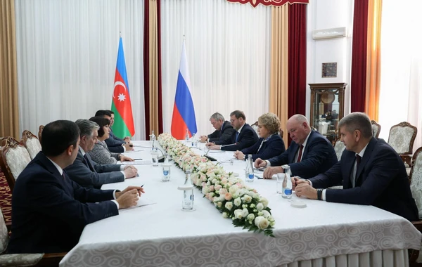 Sahibə Qafarova Valentina Matviyenko ilə ikitərəfli və çoxtərəfli formatlarda əməkdaşlığı müzakirə edib - FOTO