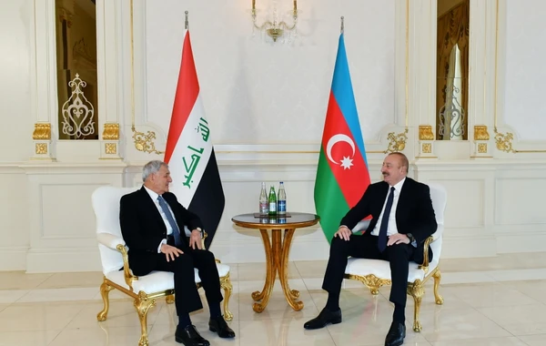 Azərbaycan və İraq prezidentlərinin təkbətək görüşü keçirilib - YENİLƏNİB - FOTO