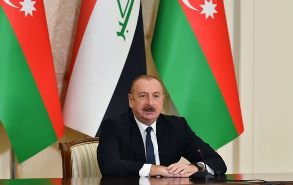 Президенты Азербайджана и Ирака выступили с заявлениями для прессы - ОБНОВЛЕНО + ФОТО