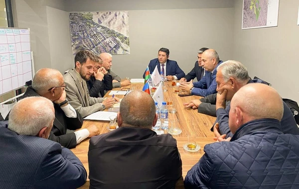 Zəngilan və Alıbəyli kəndlərinin ilkin konsepsiyası sakinlərə təqdim olunub - FOTO