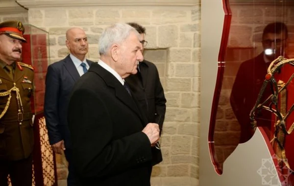 Президент Ирака посетил историко-архитектурный заповедник "Ичеришехер" - ФОТО