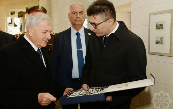 Президент Ирака посетил историко-архитектурный заповедник "Ичеришехер" - ФОТО