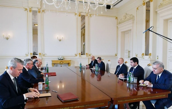 Prezident İlham Əliyev Böyük Britaniyanın dövlət nazirini qəbul edib - YENİLƏNİB - FOTO