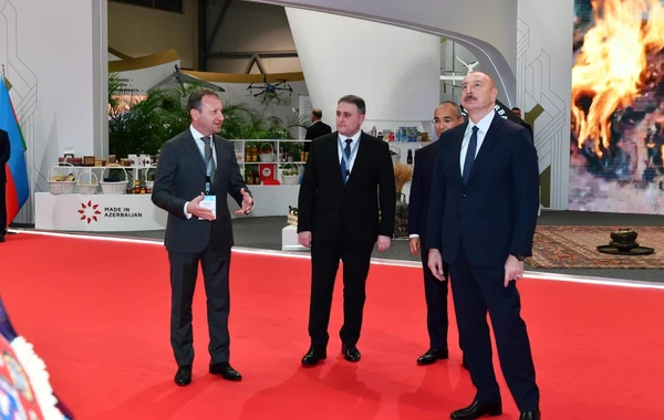 Prezident İlham Əliyev SPECA ölkələrinin sərgisinin açılışında iştirak edib - YENİLƏNİB - FOTO
