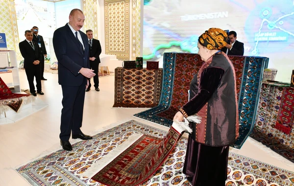 Prezident İlham Əliyev SPECA ölkələrinin sərgisinin açılışında iştirak edib - YENİLƏNİB - FOTO