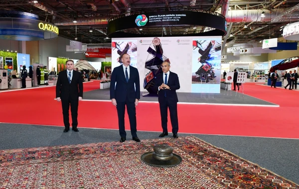 Prezident İlham Əliyev SPECA ölkələrinin sərgisinin açılışında iştirak edib - YENİLƏNİB - FOTO