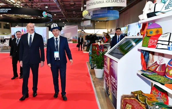 Prezident İlham Əliyev SPECA ölkələrinin sərgisinin açılışında iştirak edib - YENİLƏNİB - FOTO