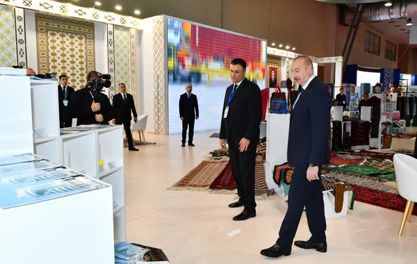 Prezident İlham Əliyev SPECA ölkələrinin sərgisinin açılışında iştirak edib - YENİLƏNİB - FOTO