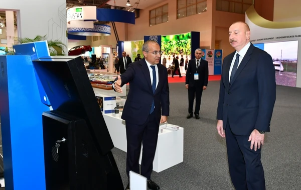 Prezident İlham Əliyev SPECA ölkələrinin sərgisinin açılışında iştirak edib - YENİLƏNİB - FOTO