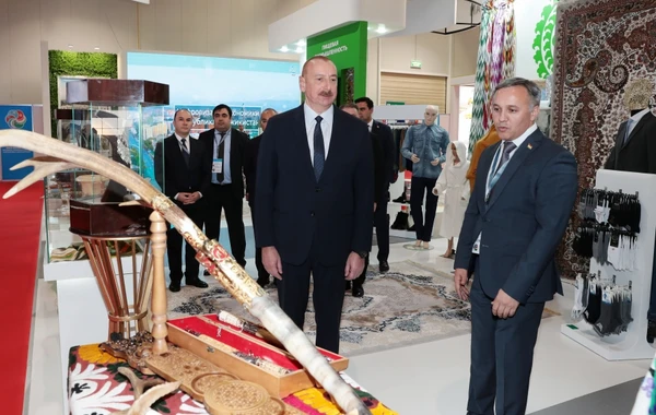 Prezident İlham Əliyev SPECA ölkələrinin sərgisinin açılışında iştirak edib - YENİLƏNİB - FOTO