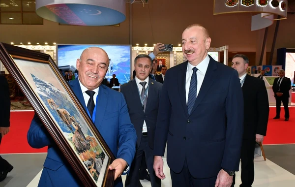 Prezident İlham Əliyev SPECA ölkələrinin sərgisinin açılışında iştirak edib - YENİLƏNİB - FOTO