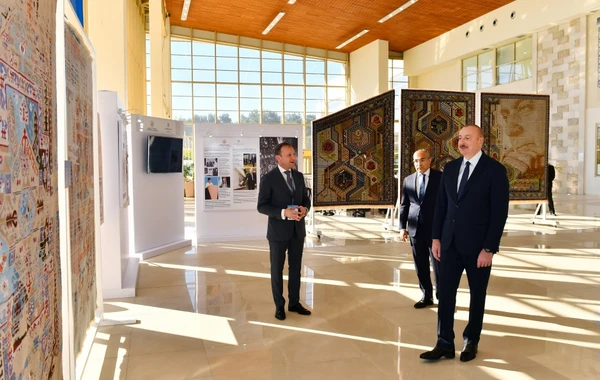 Prezident İlham Əliyev SPECA ölkələrinin sərgisinin açılışında iştirak edib - YENİLƏNİB - FOTO