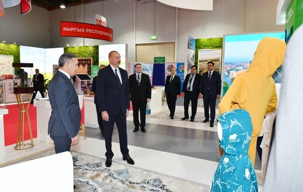 Prezident İlham Əliyev SPECA ölkələrinin sərgisinin açılışında iştirak edib - YENİLƏNİB - FOTO