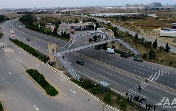 Bakıda yeni piyada keçidi istifadəyə verildi - FOTO/VİDEO
