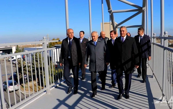 Bakıda yeni piyada keçidi istifadəyə verildi - FOTO/VİDEO