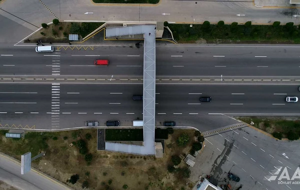Bakıda yeni piyada keçidi istifadəyə verildi - FOTO/VİDEO