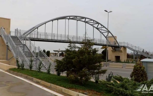 Bakıda yeni piyada keçidi istifadəyə verildi - FOTO/VİDEO