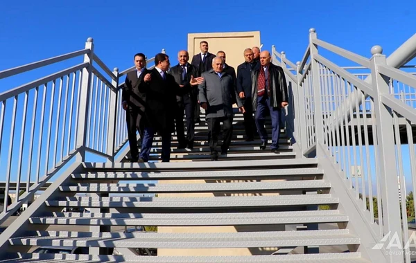 Bakıda yeni piyada keçidi istifadəyə verildi - FOTO/VİDEO