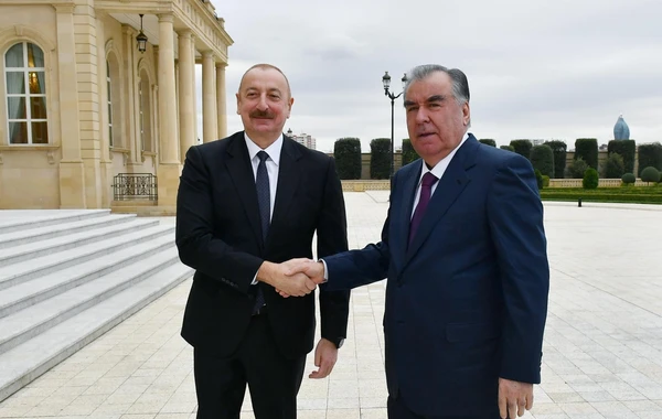 Azərbaycan və Tacikistan prezidentlərinin görüşü olub - YENİLƏNİB - FOTO