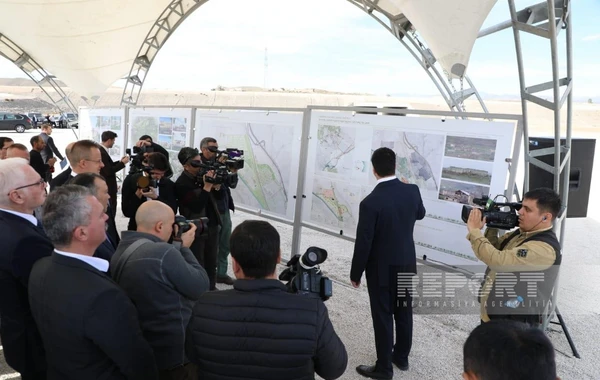 Cəbrayılın Soltanlı kəndinin təməli qoyulub - FOTO