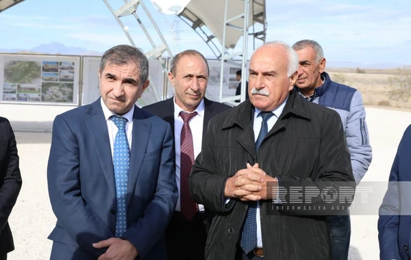 Cəbrayılın Soltanlı kəndinin təməli qoyulub - FOTO