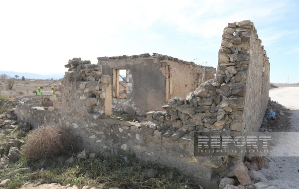 Cəbrayılın Soltanlı kəndinin təməli qoyulub - FOTO