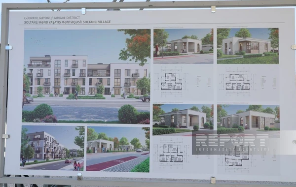 Cəbrayılın Soltanlı kəndinin təməli qoyulub - FOTO