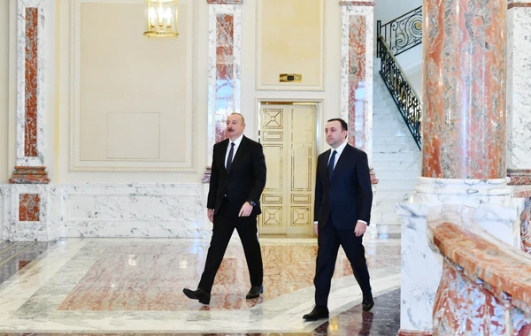 Президент Ильхам Алиев встретился с премьер-министром Грузии - ОБНОВЛЕНО + ФОТО