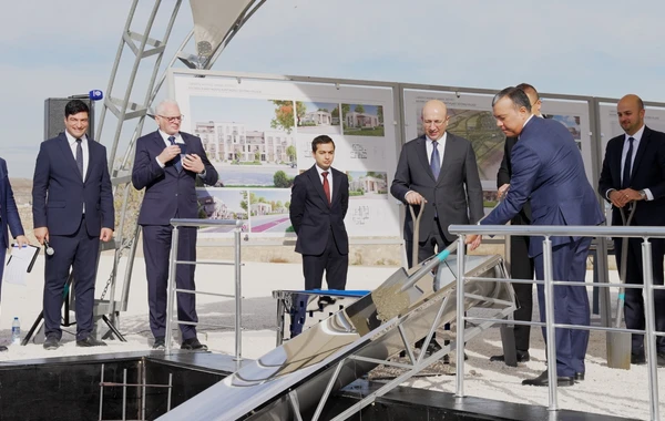 Cəbrayıl rayonunun Soltanlı kəndinin təməli qoyuldu - FOTO/VİDEO