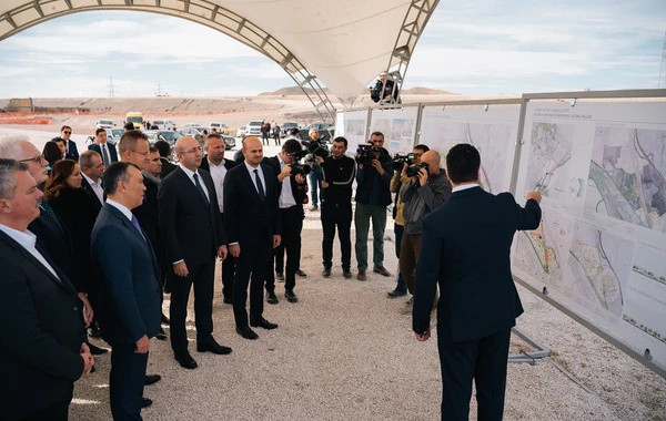 Cəbrayıl rayonunun Soltanlı kəndinin təməli qoyuldu - FOTO/VİDEO