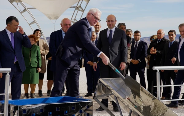 Cəbrayıl rayonunun Soltanlı kəndinin təməli qoyuldu - FOTO/VİDEO