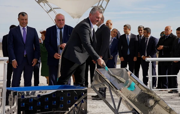 Cəbrayıl rayonunun Soltanlı kəndinin təməli qoyuldu - FOTO/VİDEO