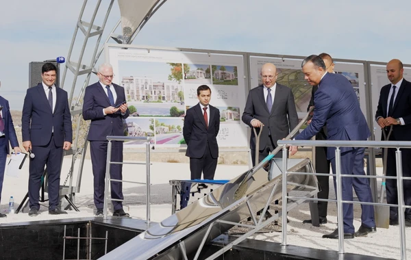 Cəbrayıl rayonunun Soltanlı kəndinin təməli qoyuldu - FOTO/VİDEO