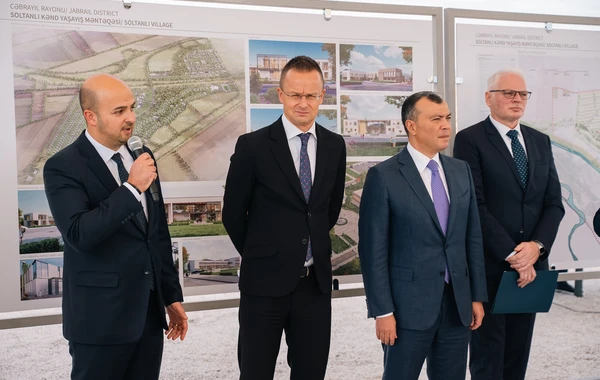 Cəbrayıl rayonunun Soltanlı kəndinin təməli qoyuldu - FOTO/VİDEO