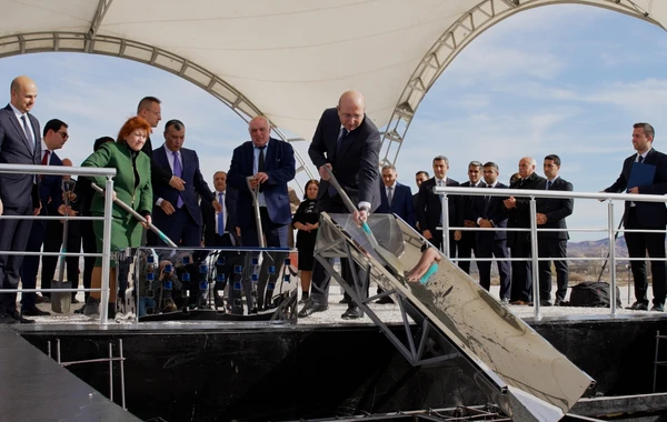 Cəbrayıl rayonunun Soltanlı kəndinin təməli qoyuldu - FOTO/VİDEO