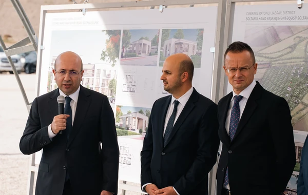 Cəbrayıl rayonunun Soltanlı kəndinin təməli qoyuldu - FOTO/VİDEO