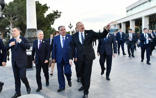 SPECA-nın Zirvə görüşündə iştirak edən dövlət və hökumət basçılarının şərəfinə İlham Əliyevin adından rəsmi nahar verilib - FOTO