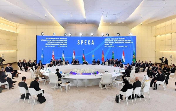 SPECA-nın Zirvə görüşünün yekununda Bakı Bəyannaməsi və Orta Dəhlizlə bağlı Yol Xəritəsi sənədləri qəbul edilib