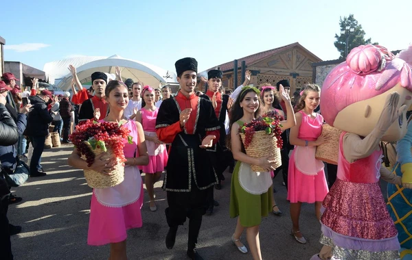 Şamaxıda İkinci Üzüm və Şərab Festivalı başa çatıb - FOTO