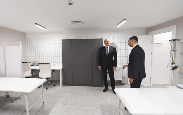 İlham Əliyev cüdo üzrə milli komandalar üçün Təlim-Məşq Mərkəzində yaradılan şəraitlə tanış olub - FOTO