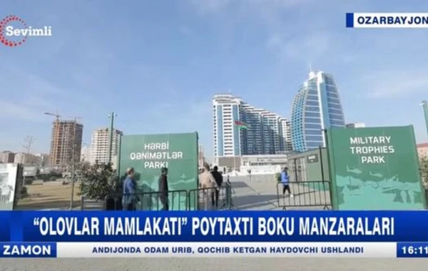 Özbəkistanın populyar “Sevimli TV” telekanalında Bakı haqqında veriliş nümayiş olunub - FOTO