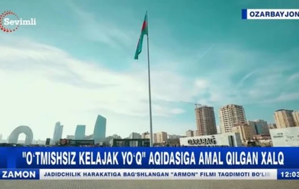 Özbəkistanın populyar “Sevimli TV” telekanalında Bakı haqqında veriliş nümayiş olunub - FOTO