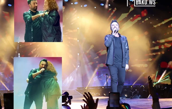 Tarkanın konsertində onunla görüşən fanatı azərbaycanlı müğənnidir - FOTO/VİDEO