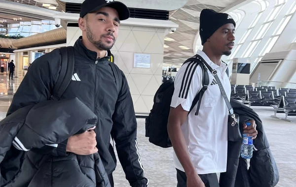 "Qarabağ"ın oyunçuları "Molde" ilə oyun üçün Norveçə yola düşdü - FOTO
