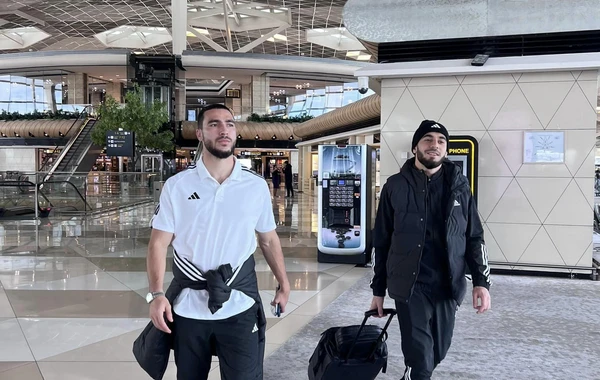 "Qarabağ"ın oyunçuları "Molde" ilə oyun üçün Norveçə yola düşdü - FOTO