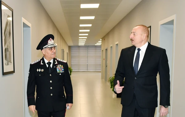 Президент Ильхам Алиев принял участие в открытии новых административных зданий СГБ - ФОТО
