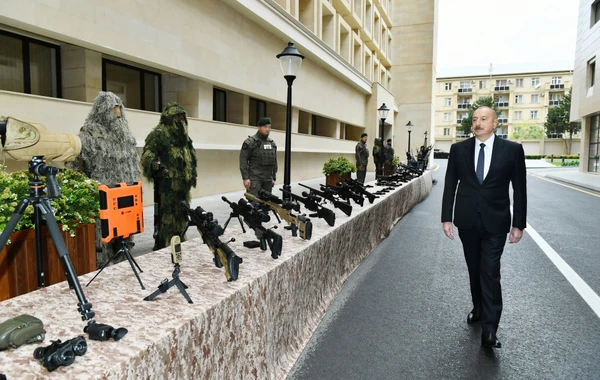 Президент Ильхам Алиев принял участие в открытии новых административных зданий СГБ - ФОТО