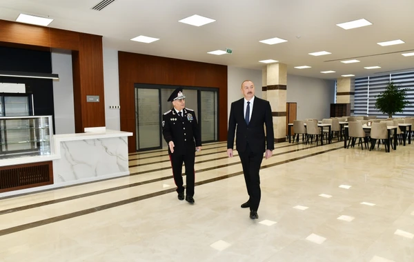 Президент Ильхам Алиев принял участие в открытии новых административных зданий СГБ - ФОТО