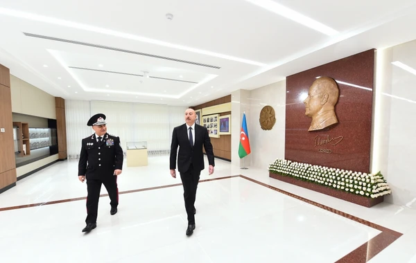 Президент Ильхам Алиев принял участие в открытии новых административных зданий СГБ - ФОТО