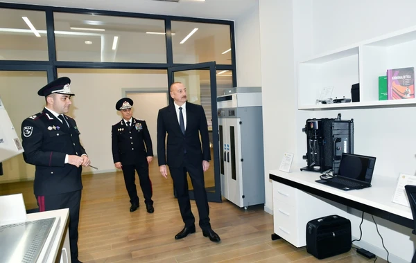 Президент Ильхам Алиев принял участие в открытии новых административных зданий СГБ - ФОТО